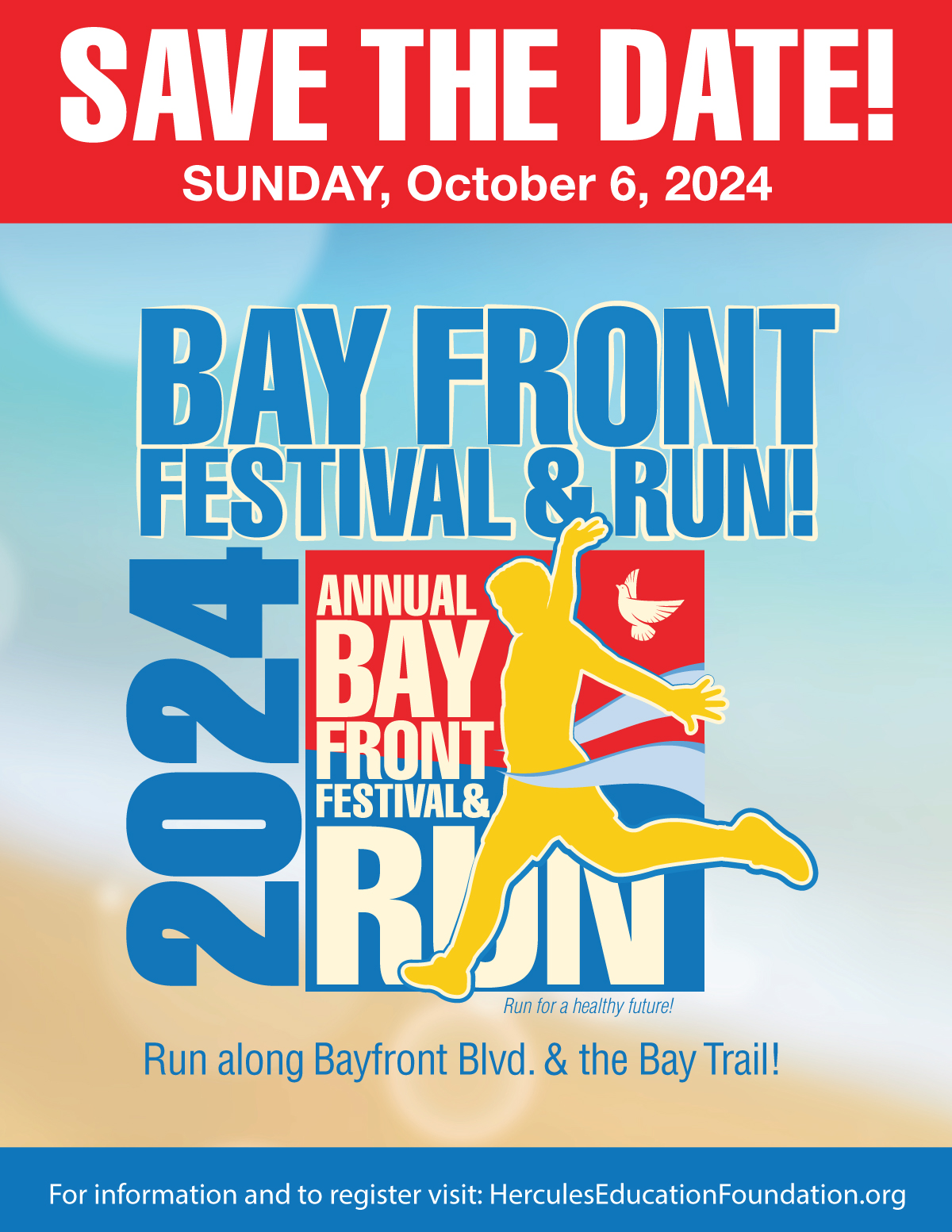 Bay Front Run Annual run along the beautiful Bay Trail in Hercules
